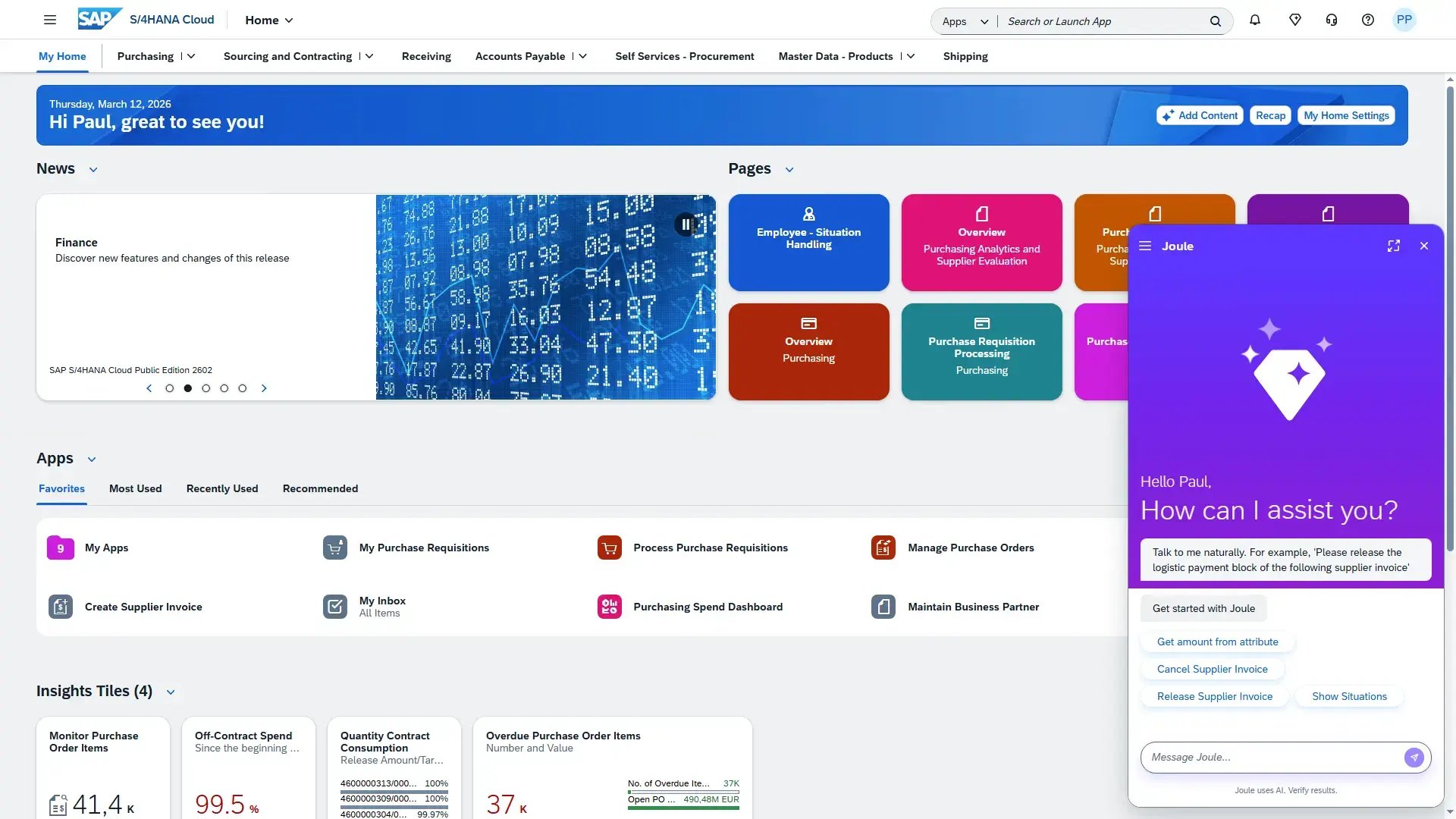 Screen SAP ERP Screen SAP ERP
